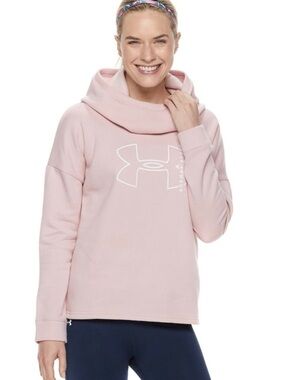 Under Armour Women’s Funnel Neck Hoodie // Pink // Medium